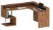 Eckschreibtisch >Esse Angolo< in Wotan Eiche - 160x92,5x60cm (BxHxT)