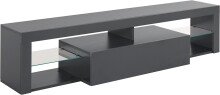 TV-Board >Caserta< in Anthrazit matt - 160x35x40cm...