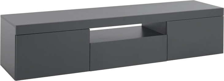 TV-Board >Caserta< in Anthrazit matt - 160x35x40cm (BxHxT)