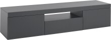 TV-Board >Caserta< in Anthrazit matt - 160x35x40cm...