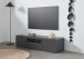 TV-Board >Caserta< in Anthrazit matt - 160x35x40cm (BxHxT)