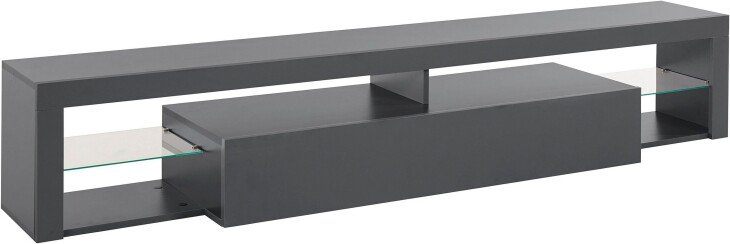 TV-Board >Caserta< in Anthrazit matt - 200x35x40cm (BxHxT)