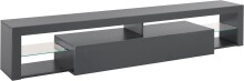 TV-Board >Caserta< in Anthrazit matt - 200x35x40cm...