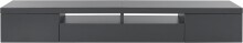 TV-Board >Caserta< in Anthrazit matt - 240x35x40cm (BxHxT)