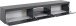 TV-Board >Caserta< in Anthrazit matt - 220x35x40cm (BxHxT)