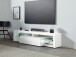TV-Board >Caserta< in Weiß Hochglanz - 160x35x40cm (BxHxT)