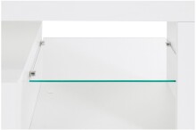 TV-Board >Caserta< in Weiß Hochglanz - 200x35x40cm (BxHxT)