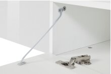 TV-Board >Caserta< in Weiß Hochglanz - 240x35x40cm (BxHxT)