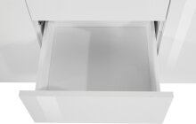 Sideboard >Caserta< in Weiß Hochglanz - 180x80x40cm (BxHxT)