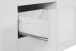 Sideboard >Caserta< in Weiß Hochglanz - 180x80x40cm (BxHxT)