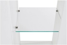 Sideboard >Caserta< in Weiß Hochglanz - 200x80x40cm (BxHxT)
