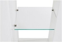 Sideboard >Caserta< in Weiß Hochglanz - 200x80x40cm (BxHxT)