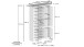 Schuhschrank >Faenza< in Weiß matt / Schiefer  - 114x200x41,8cm (BxHxT)