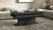 Couchtisch >Molfetta< in Anthrazit matt - 100x42x55cm (BxHxT)