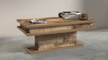 Couchtisch >Molfetta< in Pereira Ahorn Dekor - 100x42x55cm (BxHxT)