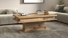 Couchtisch >Molfetta< in Pereira Ahorn Dekor - 100x42x55cm (BxHxT)
