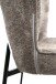 Esszimmerstuhl >Tom< (2er-Set) in Stoff grau / schwarz - 49x83,5x59,5 (BxHxT)