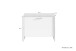 Sitzbank >BEN< in Eiche-Optik/Anthrazit 60 x 48 x 35 cm (BxHxT)