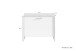 Sitzbank >BEN< in Eiche-Optik/Anthrazit 60 x 48 x 35 cm (BxHxT)