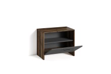 Sitzbank >BEN< in Old-Wood-Optik/Anthrazit 60 x 48 x 35 cm (BxHxT)