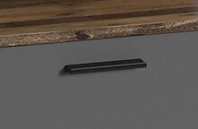 Sitzbank >BEN< in Old-Wood-Optik/Anthrazit 60 x 48 x 35 cm (BxHxT)