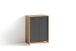 Schuhkommode >BEN< in Eiche-Optik/Anthrazit 63 x 83 x 35 cm (BxHxT)