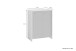 Schuhkommode >BEN< in Eiche-Optik/Anthrazit 63 x 83 x 35 cm (BxHxT)