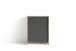 Schuhkommode >BEN< in Eiche-Optik/Anthrazit 63 x 83 x 35 cm (BxHxT)