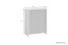 Schuhkommode >BEN< in Old-Wood-Optik/Anthrazit 63 x 83 x 35 cm (BxHxT)