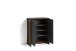Schuhkommode >BEN< in Old-Wood-Optik/Anthrazit 63 x 83 x 35 cm (BxHxT)