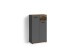 Schuhkommode >JAKOB< in Anthrazit/Old-Wood-Optik 60 x 102 x 30 cm (BxHxT)