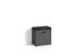 Sitzbank >JAKOB< in Anthrazit/Old-Wood-Optik 48,5 H 49 x 30 cm (BxHxT)