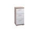 Seitenschrank >NEBRASKA< in Eiche-Optik/Weiß 35,5 x 74 x 31,5 cm (BxHxT)