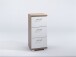 Seitenschrank >NEBRASKA< in Eiche-Optik/Weiß 35,5 x 74 x 31,5 cm (BxHxT)