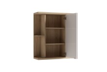 Spiegelschrank >NEBRASKA< in Eiche-Optik 60 x 70 x...
