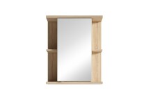 Spiegelschrank >NEBRASKA< in Eiche-Optik 60 x 70 x 25 cm (BxHxT)