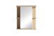 Spiegelschrank >NEBRASKA< in Eiche-Optik 60 x 70 x 25 cm (BxHxT)