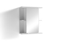 Spiegelschrank >NEBRASKA< in Weiß 60 x 70 x 25 cm (BxHxT)