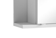 Spiegelschrank >NEBRASKA< in Weiß 60 x 70 x 25 cm (BxHxT)