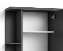 Spiegelschrank >NEBRASKA< in Anthrazit 60 x 70 x 25 cm (BxHxT)