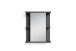 Spiegelschrank >NEBRASKA< in Anthrazit 60 x 70 x 25 cm (BxHxT)