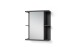 Spiegelschrank >NEBRASKA< in Anthrazit 60 x 70 x 25 cm (BxHxT)