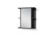Spiegelschrank >NEBRASKA< in Anthrazit 60 x 70 x 25 cm (BxHxT)