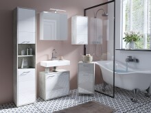 Spiegelschrank >SPREE< in weiß 60 x 60 x 20 cm (BxHxT)