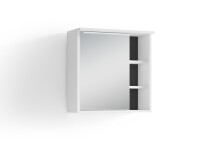 Spiegelschrank >WELLNESS< in Weiß 60 x 61 x...