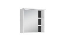 Spiegelschrank >WELLNESS< in Weiß 60 x 61 x 28 cm (BxHxT)