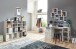 Wandregal >LAURIO 2< in Brillantweiß - 81,2x94,3x15,7cm (BxHxT)