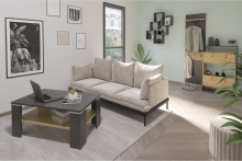 Wandregal >LAURIO 2< in Matera - 81,2x94,3x15,7cm (BxHxT)