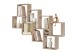 Wandregal >LAURIO 3< in Eiche Dekor - 94,5x120,8x15,7cm (BxHxT)