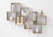 Wandregal >LAURIO 3< in Eiche Dekor - 94,5x120,8x15,7cm (BxHxT)